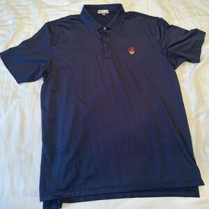 Peter Millar Blue Polo Shirt Classic Design